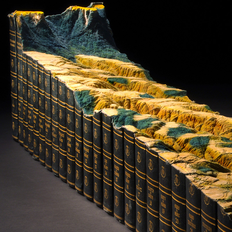 Illustration for article titled This Intricate Landscape Is Carved Into the Encyclopedia Britannica